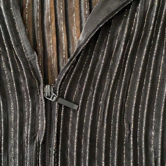 Vintage Translucent Zip Blouse with Sparkle - Picture 8 of 13
